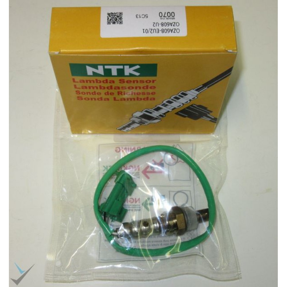 سنسور اکسیژن پژو206 تیپ 5  NTK اصلی سیم سبز  